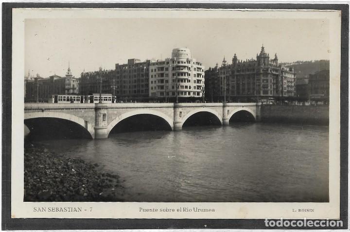 Postcards: SAN SEBASTIAN N&ordm; 7 .- PUENTE SOBRE EL RIO URUMEN .- FOTO L. ROISIN