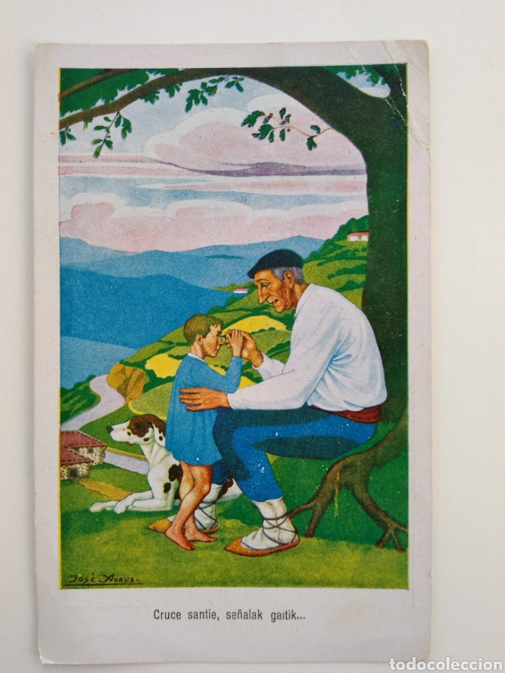 Postales: Jos&eacute; Arrue. 2 postales. - Foto 5