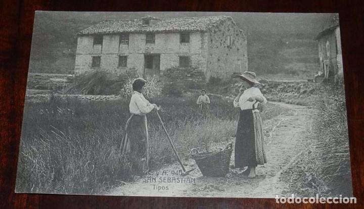 Cartes Postales: POSTAL DE SAN SEBASTIAN, ED. C. Y A. 940 - TIPOS - FOTOTIPIA CASTA&Ntilde;EIRA Y ALVAREZ, NO CIRCULADA.