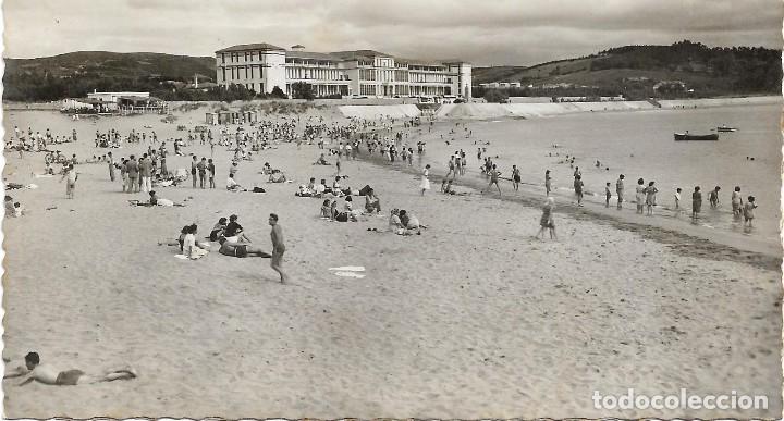 Postkarten: GORLIZ N&ordm; 73 .- SANATORIO Y PLAYA .- EDICION GARCIA GARRABELLA