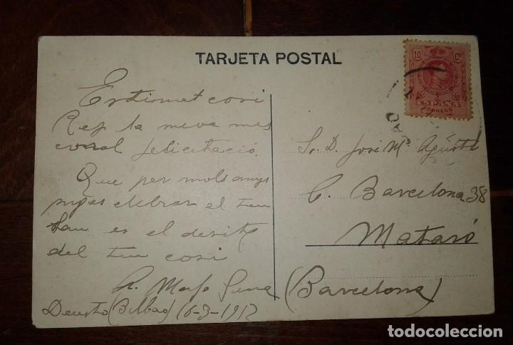 Postales: POSTAL DE BILBAO - PUENTE DE LA GALEA - Foto 2