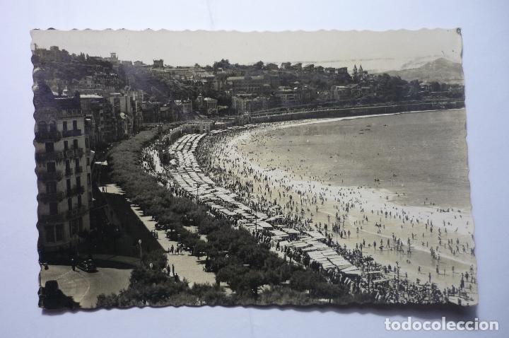 Postkarten: POSTAL S.SEBASTIAN PASEO Y PLAYA CONCHA .-CIRCULADA