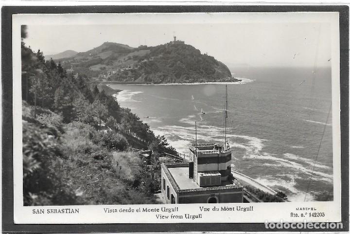 Postkarten: SAN SEBASTIAN .- VISTA DESDE EL MONTE URGULL .- EDICION MANIPEL RTO N&ordm; 142205