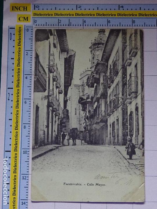 Postcards: POSTAL DE GUIP&Uacute;ZCOA. SIGLO XIX - 1905. FUENTERRABIA. CALLE MAYOR. EJG. 787