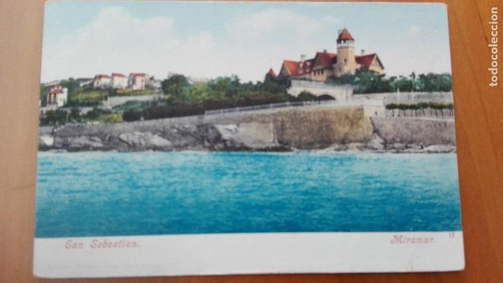 Postkarten: POSTAL SAN SEBASTIAN N&ordm; 17 PALACIO REAL MIRAMAR ED PURGER & CO GUIPUZCOA PAIS VASCO PERFECTA CONSERV