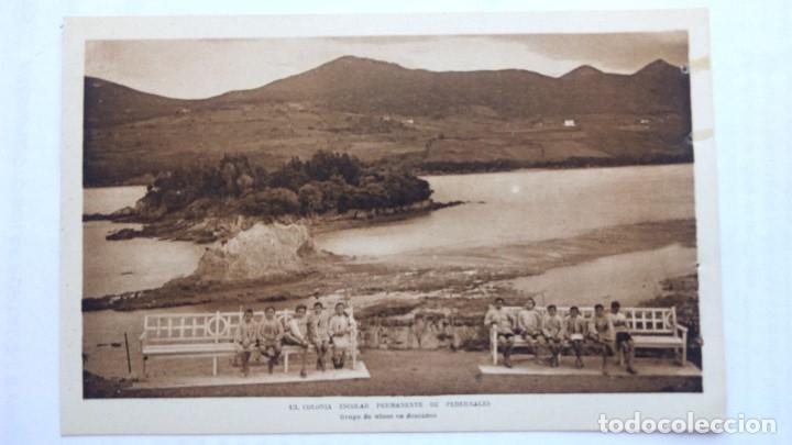 Postkarten: POSTAL COLONIA ESCOLAR PERMANENTE DE PEDERNALES - GRUPO DE NI&Ntilde;OS EN DESCANSO, L.ROISIN, SIN CIRCULAR