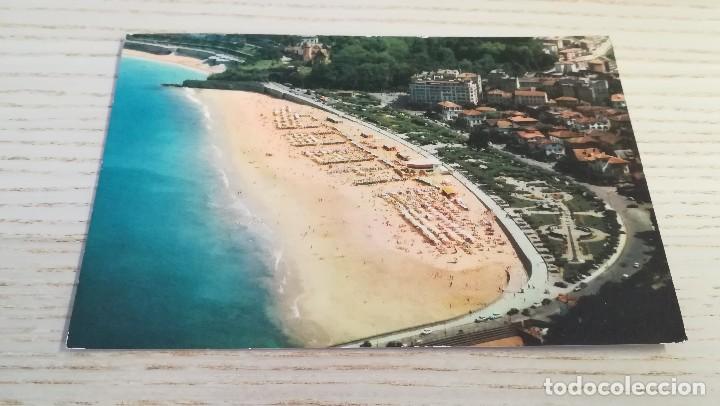 Postales: Postal de San Sebastian. Playa de Ondarreta. Manipel. CIRCULADA