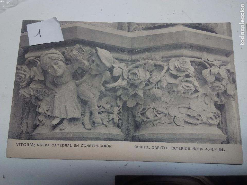 Postales: vitoria cripta capitel catedral - Foto 1