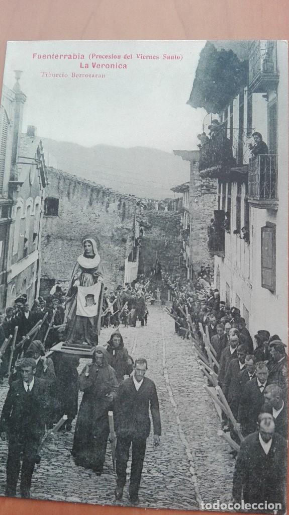 Cartoline: POSTAL FUENTERRABIA LA VERONICA TIB BERROTARAN GUIPUZCOA SAN SEBASTIAN IRUN PAIS VASCO PERF