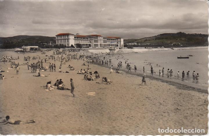 Postales: POSTAL: GORLIZ. SANATORIO Y PLAYA - Foto 1
