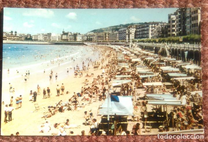 Postales: SAN SEBASTIAN - PLAYA DE LA CONCHA