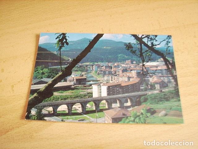 Postales: MIRAVALLES ( VIZCAYA ) PUENTE USILA Y VISTA GENERAL