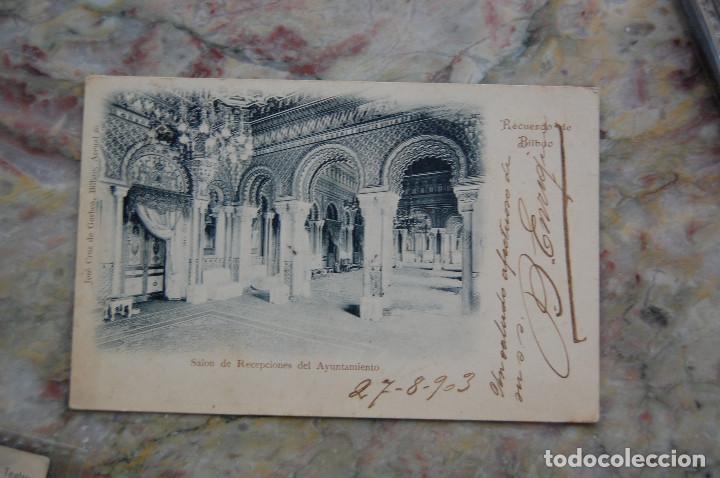 Postkarten: Sala de Recepci&oacute;n del Ayuntamiento de Bilbao, Jos&eacute; Cruz de Gorbea.Arenal 26. 1903
