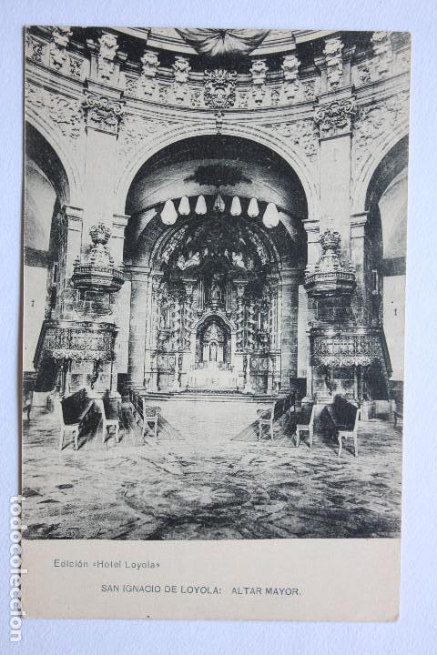 Cartes Postales: San Ignacio de Loyola altar mayor.