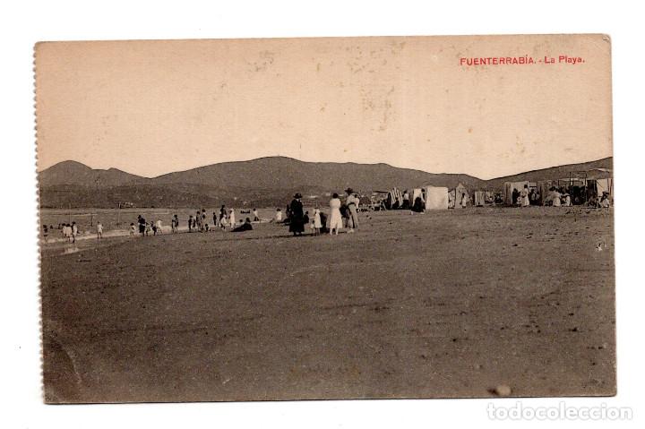 Postales: FUENTERRABIA (GUIPUZCOA).- LA PLAYA - Foto 1