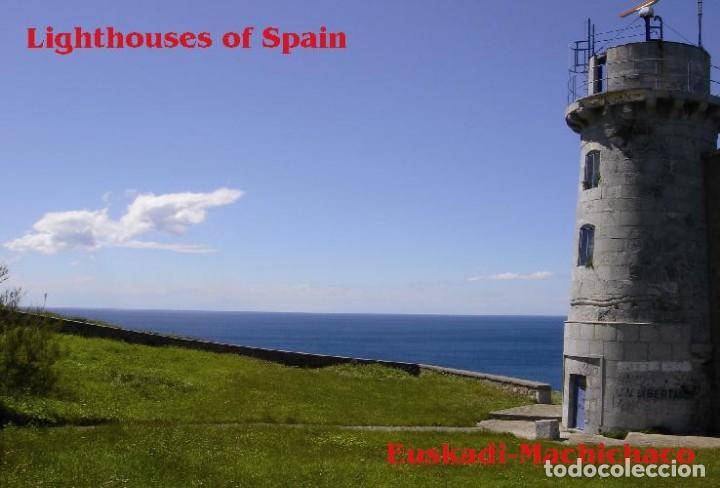 Postales: FAROS DE ESPA&Ntilde;A ,10 POSTALES DE FAROS DE EUSKADI - Foto 3