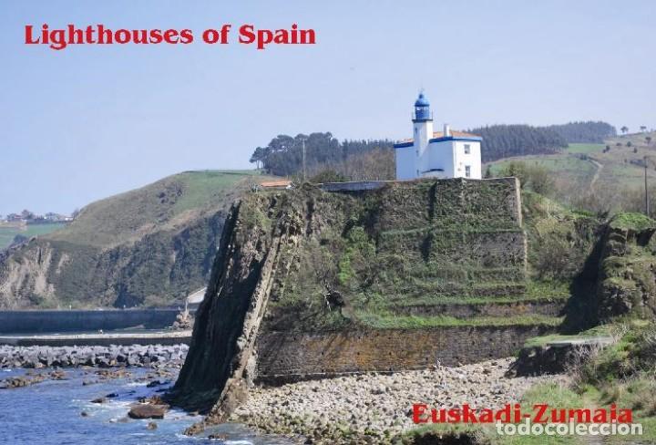Postales: FAROS DE ESPA&Ntilde;A ,10 POSTALES DE FAROS DE EUSKADI - Foto 5