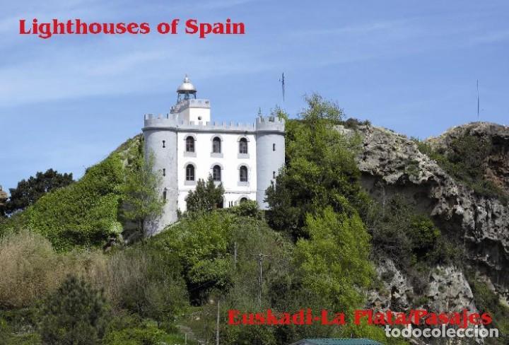 Postales: FAROS DE ESPA&Ntilde;A ,10 POSTALES DE FAROS DE EUSKADI - Foto 8