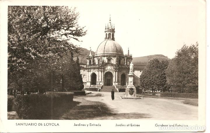Postales: POSTAL, SANTUARIO LOYOLA, JARDINES Y ENTRADA, MANIPEL, SIN CIRCULAR