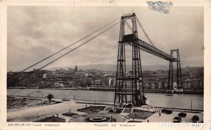 Postales: BILBAO.- LAS ARENAS.- PUENTE DE VIZCAYA