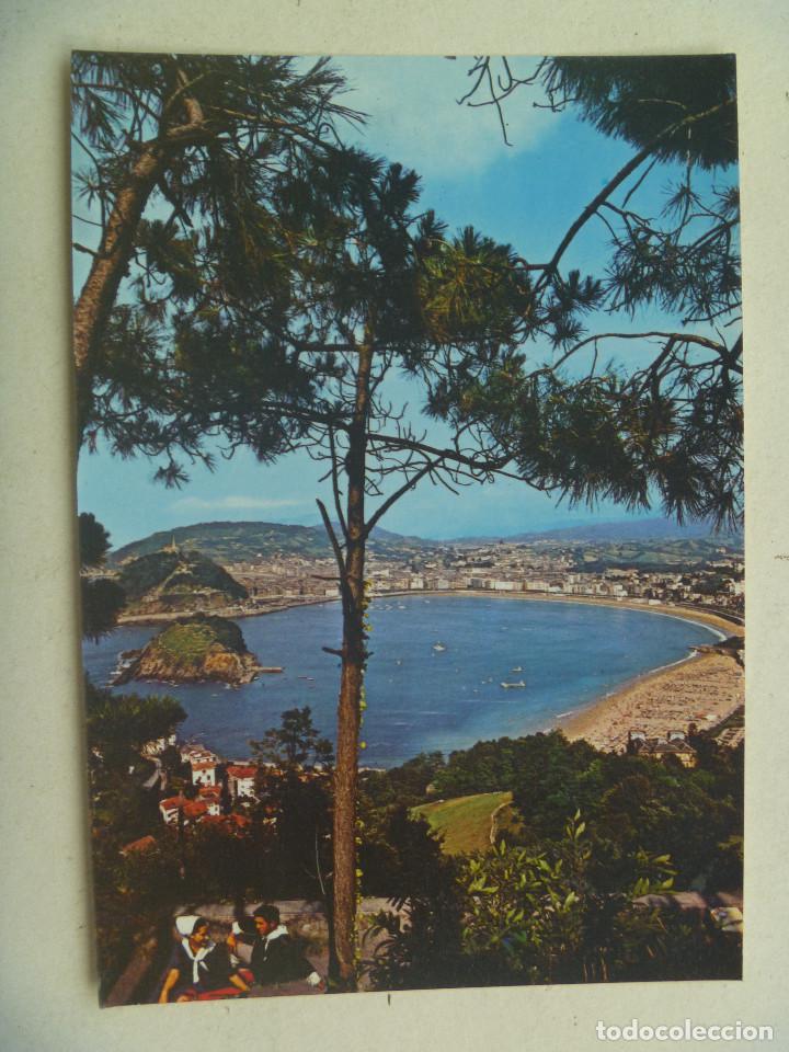 Cartoline: POSTAL DE SAN SEBASTIAN : VISTA GENERAL DESDE EL PINAR ... A&Ntilde;OS 60