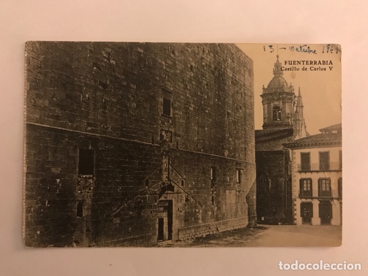 Cartoline: FUENTERRABIA (Guip&uacute;zcoa). Castillo de Carlos V (h.1940?)