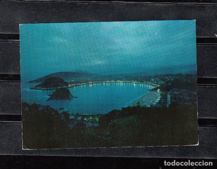 Cartoline: 023-SAN SEBASTIAN. BAHIA. EFECTO NOCTURNO