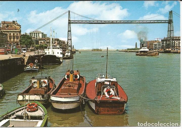 Cartoline: [POSTAL] Puente de Vizcaya (Vizcaya) A&ntilde;o 1972 (circulada)