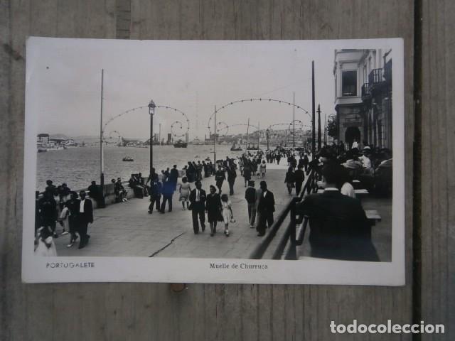 Postais: Postal portugalete, muelle de churruca