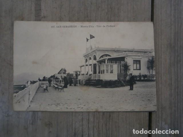 Postais: Postal san sebastian, monte ulia, tiro de pichon