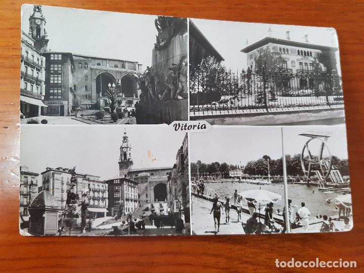 Postales: ANTIGUA POSTAL VITORIA - Foto 1