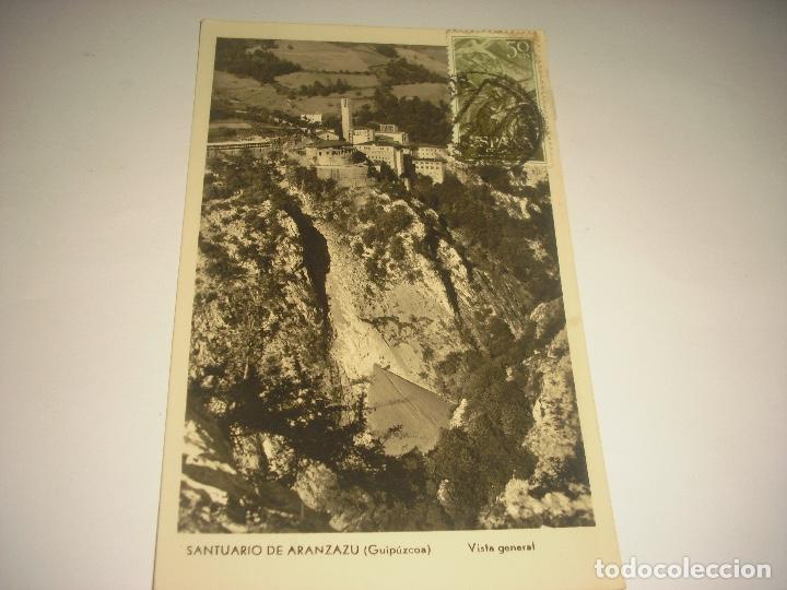 Cartoline: SANTUARIO DE ARANZAZU GUIPUZCOA . VISTA GENERAL, ESCRITA