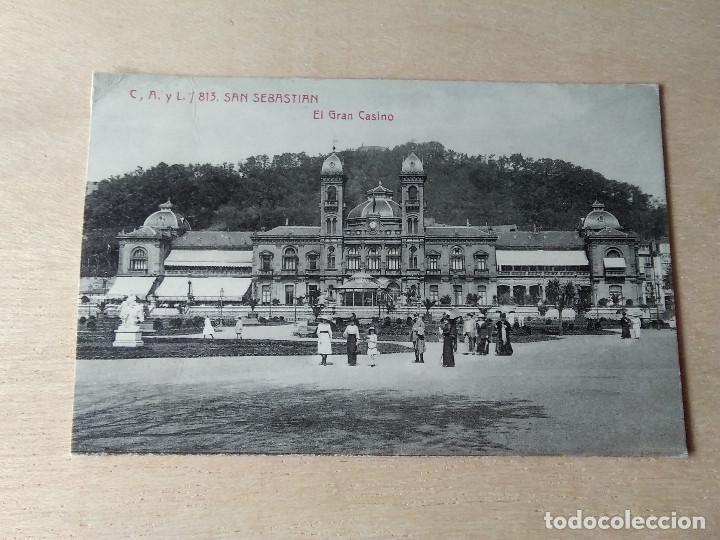 Postcards: POSTAL SAN SEBASTIAN EL GRAN CASINO