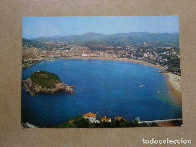 Postales: Postal san sebastian, iglesia de santa clara y bahia