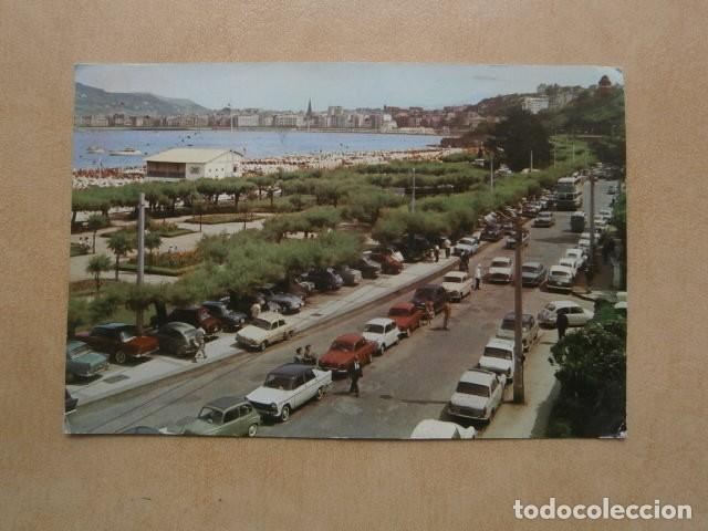 Postales: Postal san sebastian, playa de ondarreta