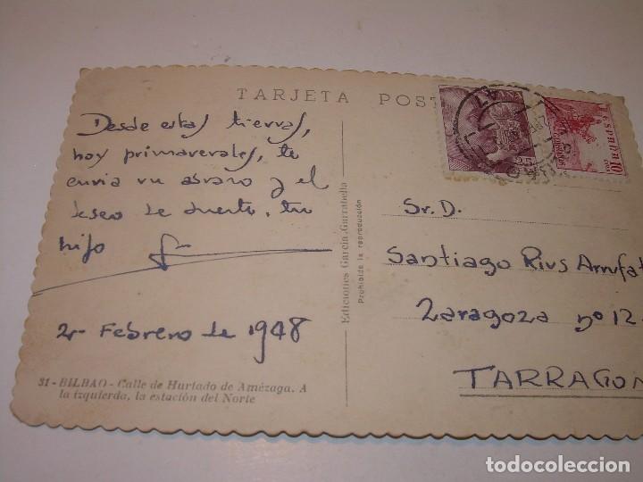 Postales: ANTIGUA POSTAL...BILBAO. - Foto 2