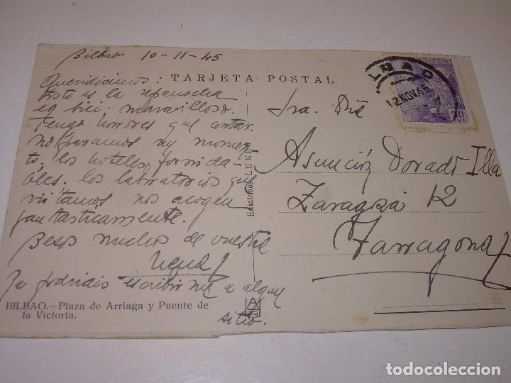 Postales: ANTIGUA POSTAL...BILBAO. - Foto 2