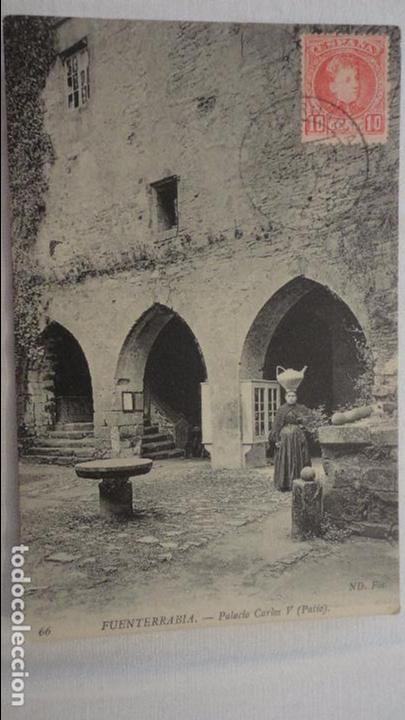 Postales: ANTIGUA POSTAL.PALACIO CARLOS V.PATIO N&ordm; 66. 1907