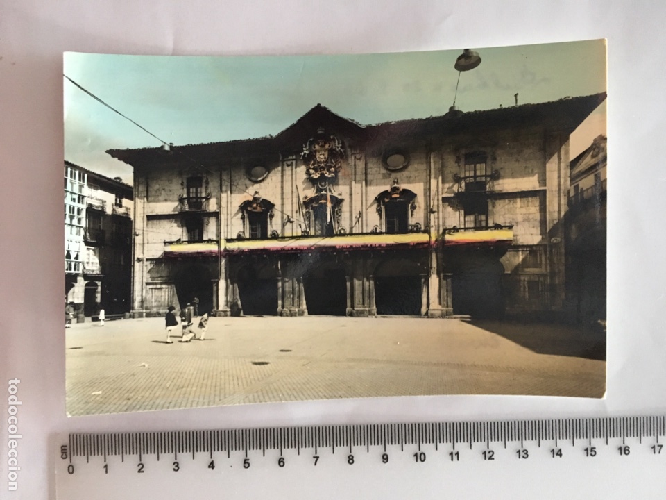 Postales: POSTAL MONDRAG&Oacute;N. GUIP&Uacute;ZCOA. Ayuntamiento. Ed. PAR&Iacute;S. H. 1950?
