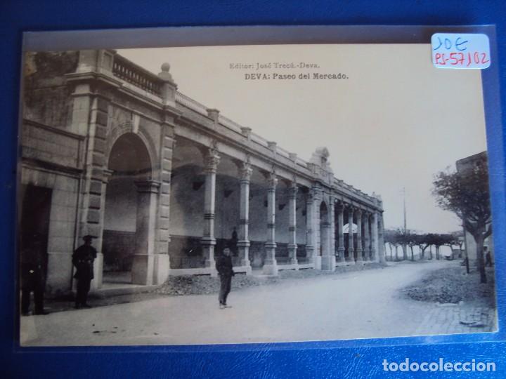 Postais: (PS-57102)POSTAL DE DEVA-PASEO DEL MERCADO.EDITOR JOSE TRECU