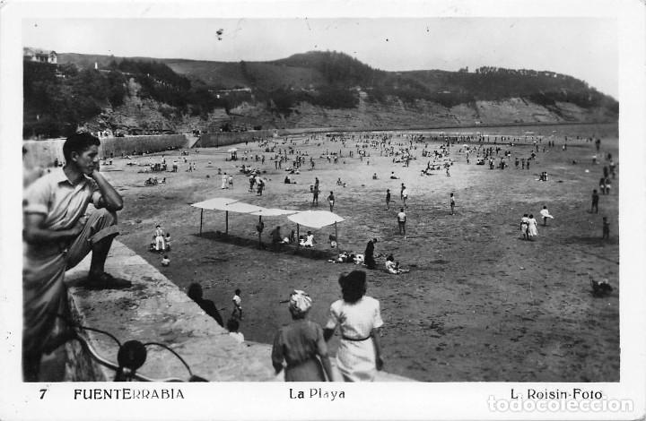 Postales: FUENTERRABIA.- LA PLAYA