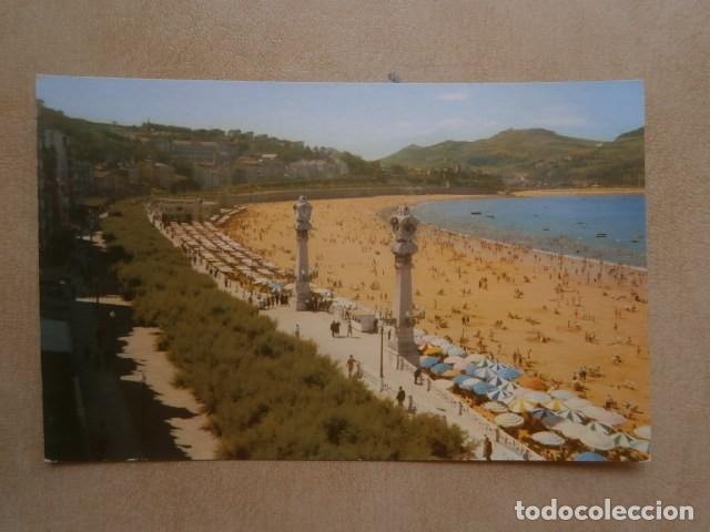 Postcards: Postal san sebastian,paseo y playa de la concha