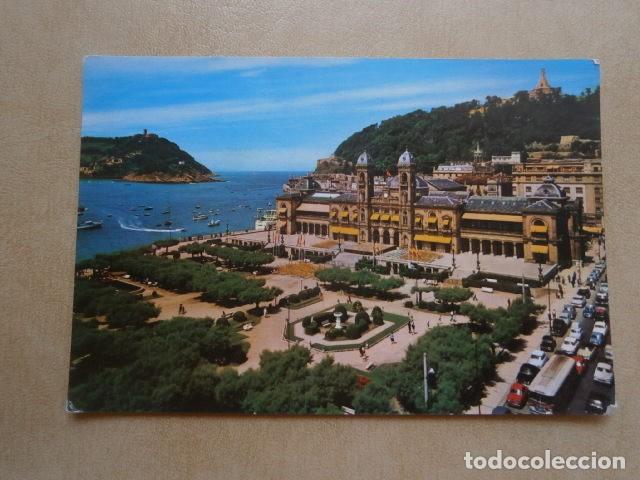 Postcards: Postal san sebastian, parque alderdi-eder y ayuntamiento