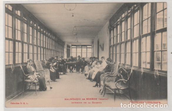 Postales: Balneario de Sobr&oacute;n Alava. Interior de la galeria. Colecci&oacute;n D M I Sin circular.