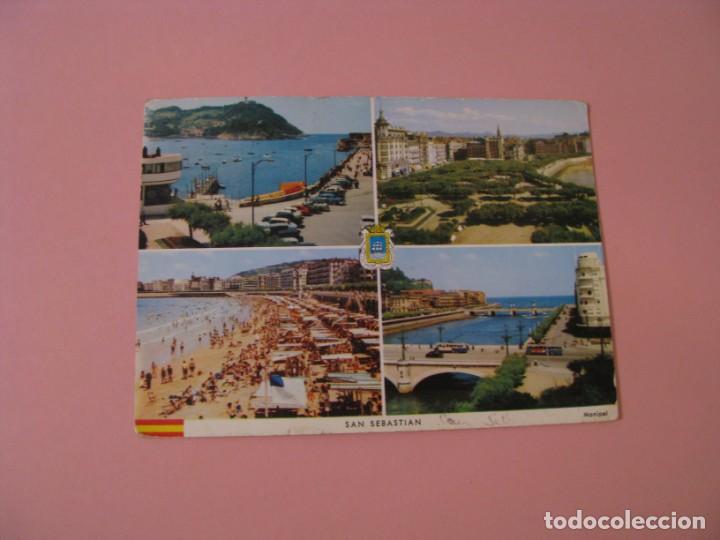 Postais: POSTAL DE SAN SEBASTIAN. ED. MANIPEL. 1963. CIRCULADA.