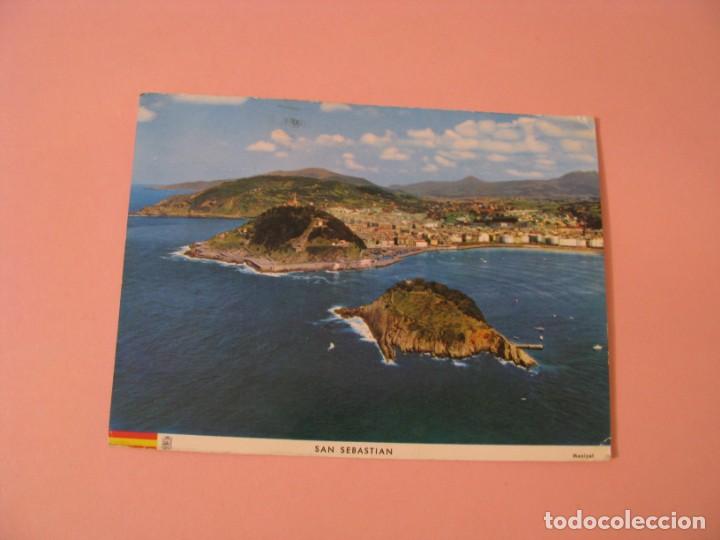 Postais: POSTAL DE SAN SEBASTIAN. VISTA PARCIAL DESDE IGUELDO. ED. MANIPEL. CIRCULADA. 1967.