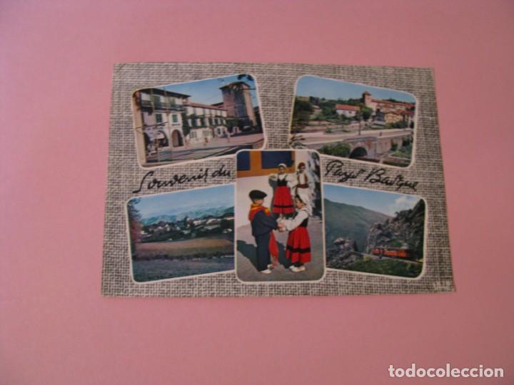 Postais: POSTAL SOUVENIR DU PAYS BASQUE. ED. MEXICHROME. FRANCIA. CIRCULADA 1962.