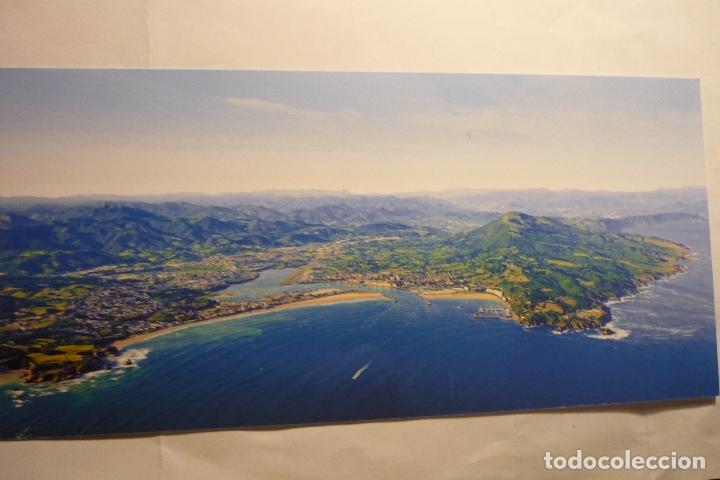 Postais: POSTAL PANORAMICA HONDARRIBIA-IRUN --DORSO PUBLICIDAD TURISMO