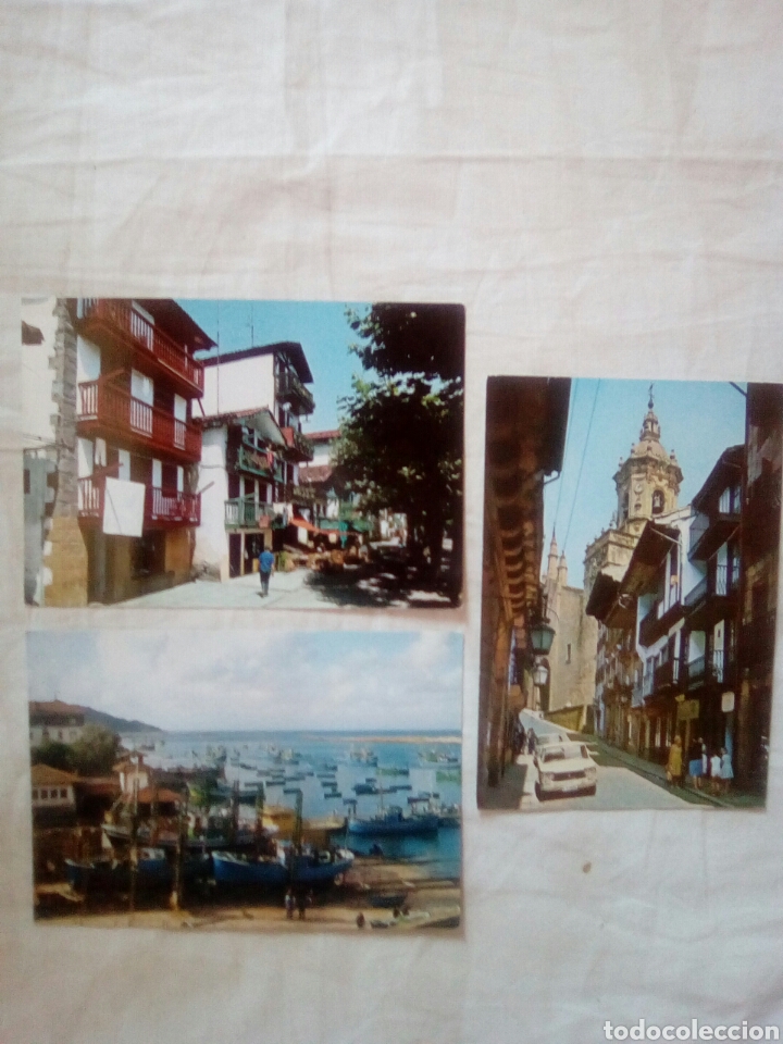 Postcards: 3 POSTALES A&Ntilde;OS 70 FUENTERRABIA, GUIPUZCOA