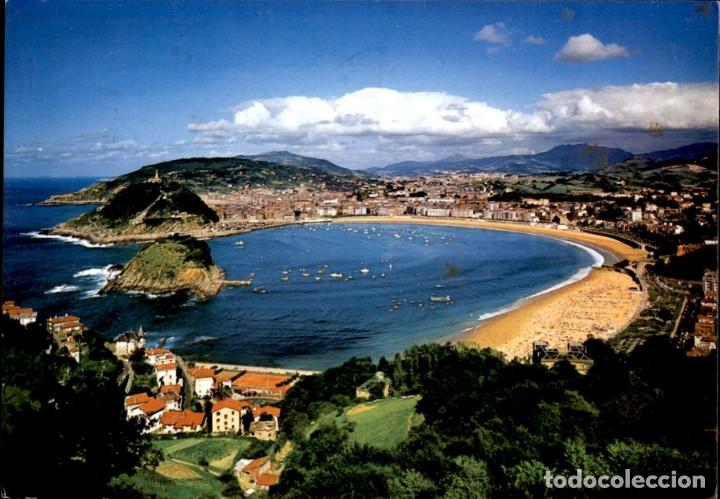 Postais: San Sebastian &ndash; Vista general desde Monte Igueldo &ndash; A&ntilde;o 1982 &ndash; Circulada
